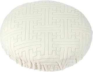 PATIKIL Stool Covers Round, Elastic Bar Stool Covers Washable Stool Cushion Slipcover Stretchy Bar Chair Seat Cover for 14-18 Inch Chairs, Beige