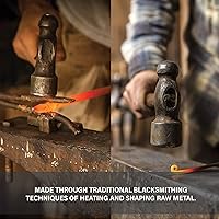 Vista 3 de Wicks Forge Cuchillo de hierro fundido con abrecartas Accesorio de escritorio de lujo, rústico y antiguo para cortar sobres y paquetes de papel