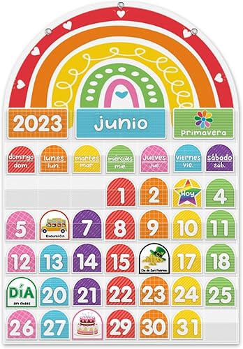 Mewise Calendario de bolsillo con 96 tarjetas de actividades para el aula y el hogar con 96 tarjetas de actividades, aprendizaje de guardería,