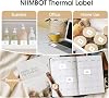 NIIMBOT Self-adhesive thermal labels, B1/B21/B3S label tape, paper for school, home, office, small businesses (white-rectangular, 50 x 30 mm)