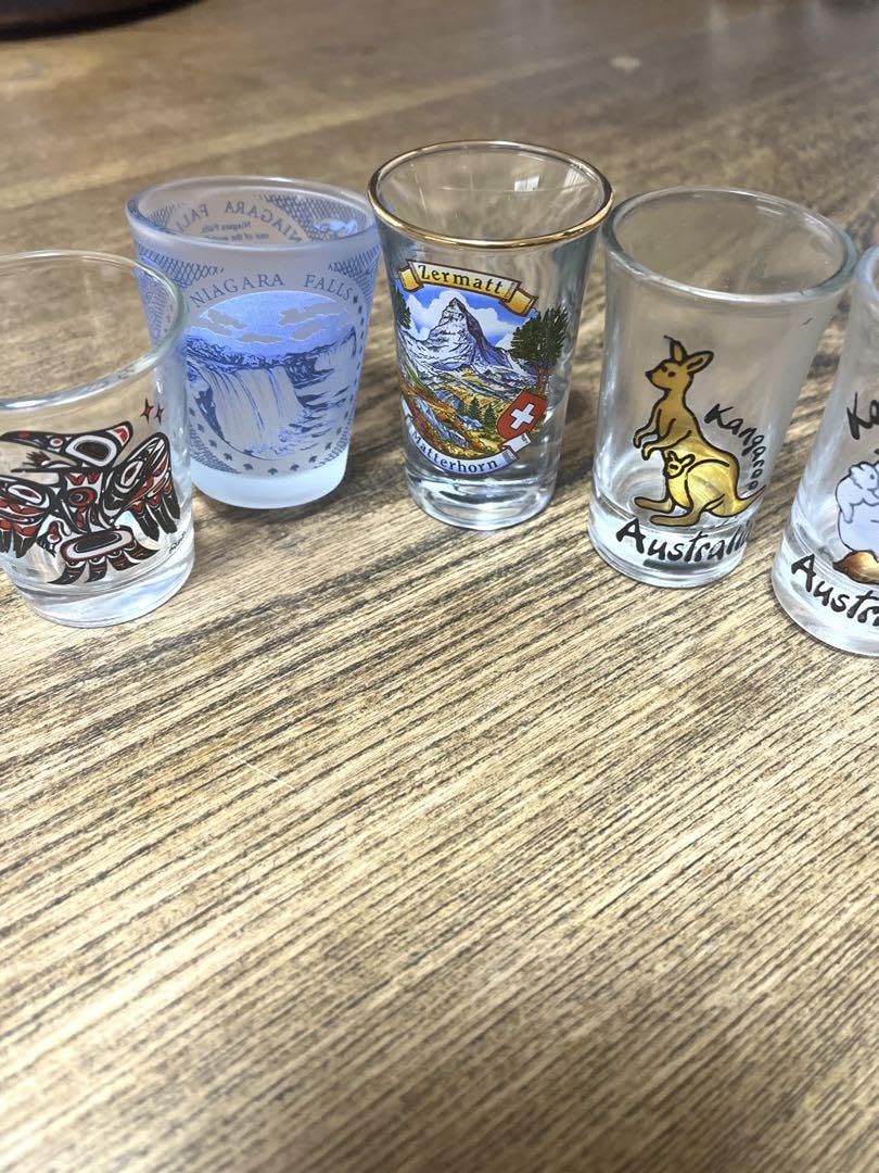 Amazon | 世界のショットグラス | ノーブランド品 | ショットグラス