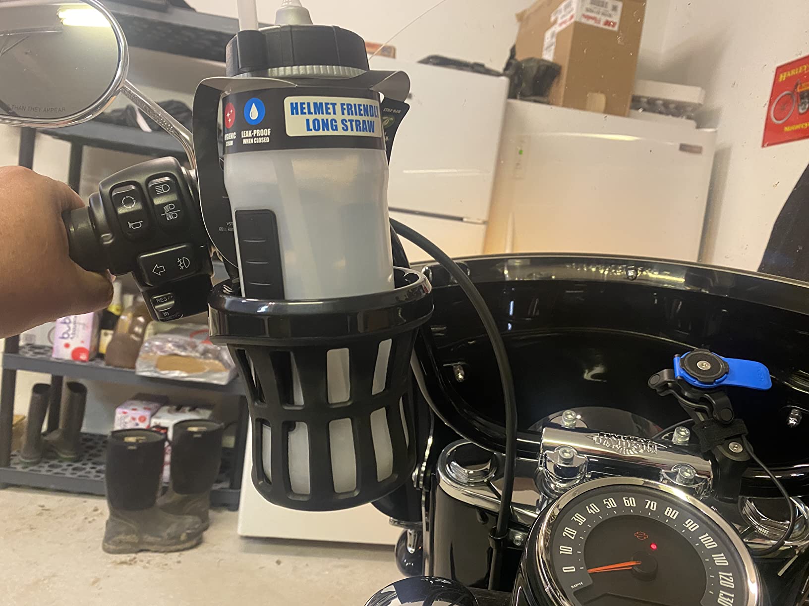 Thermos Squeezable Hydration Bottle with Long Straw, 24