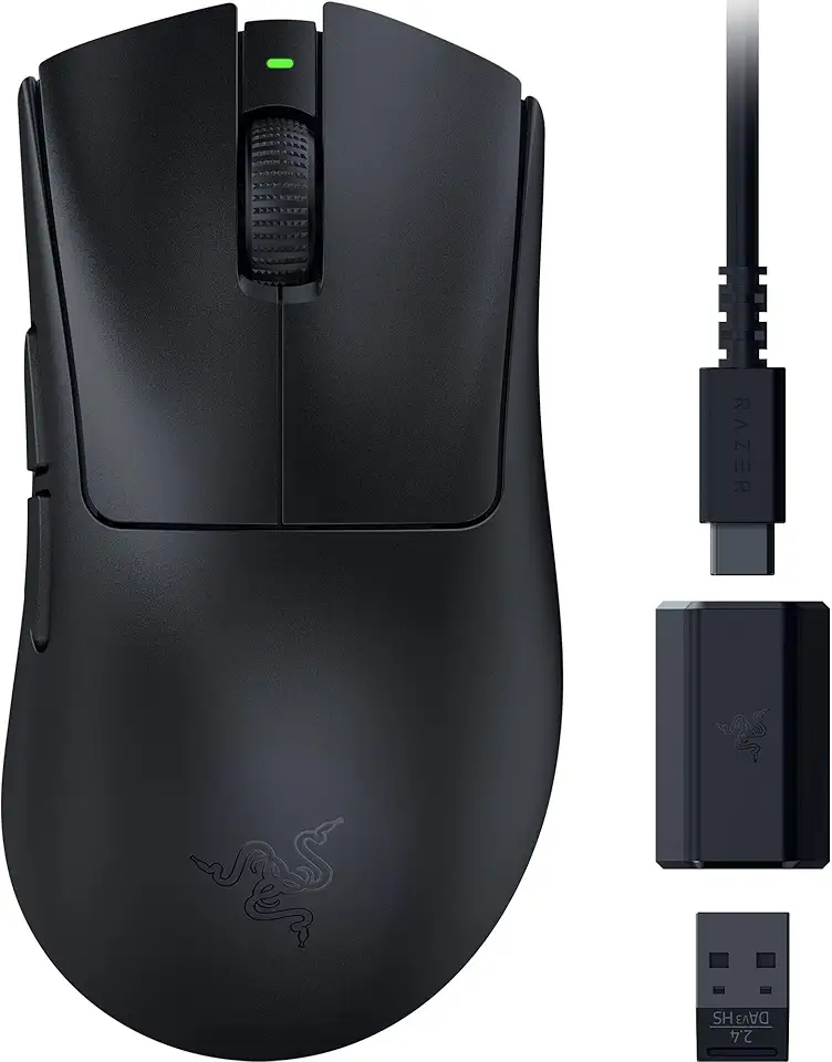 Razer Deathadder V3 Hyperspeed - Mouse Preto com Bluetooth