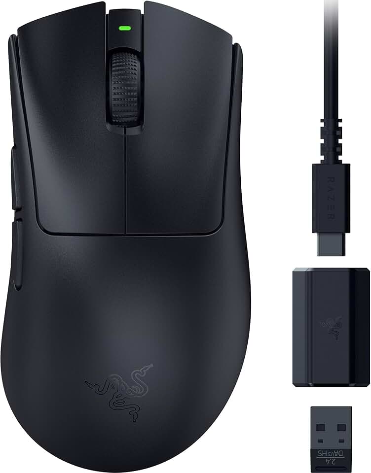 Razer Deathadder V3 Hyperspeed - Mouse Preto com Bluetooth