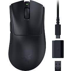 Razer DeathAdder V3 HyperSpeed Wireless Gaming Mouse 55g Lightweight - USB C Charging - Up to 100 Hr