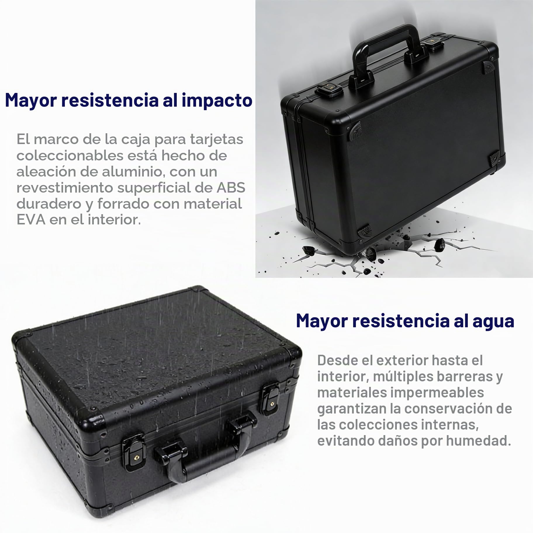 Caja de Almacenamiento para Cartas Calificadas, Top Loader con Espuma, Estuche para Cartas Tarjetas Deportivas, Estuche de Almacenamiento para Tarjetas, Cartas Coleccionables para PSA BGS SGC