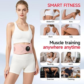 Megelin Multi-Function Therapy Belt at Home, Pink