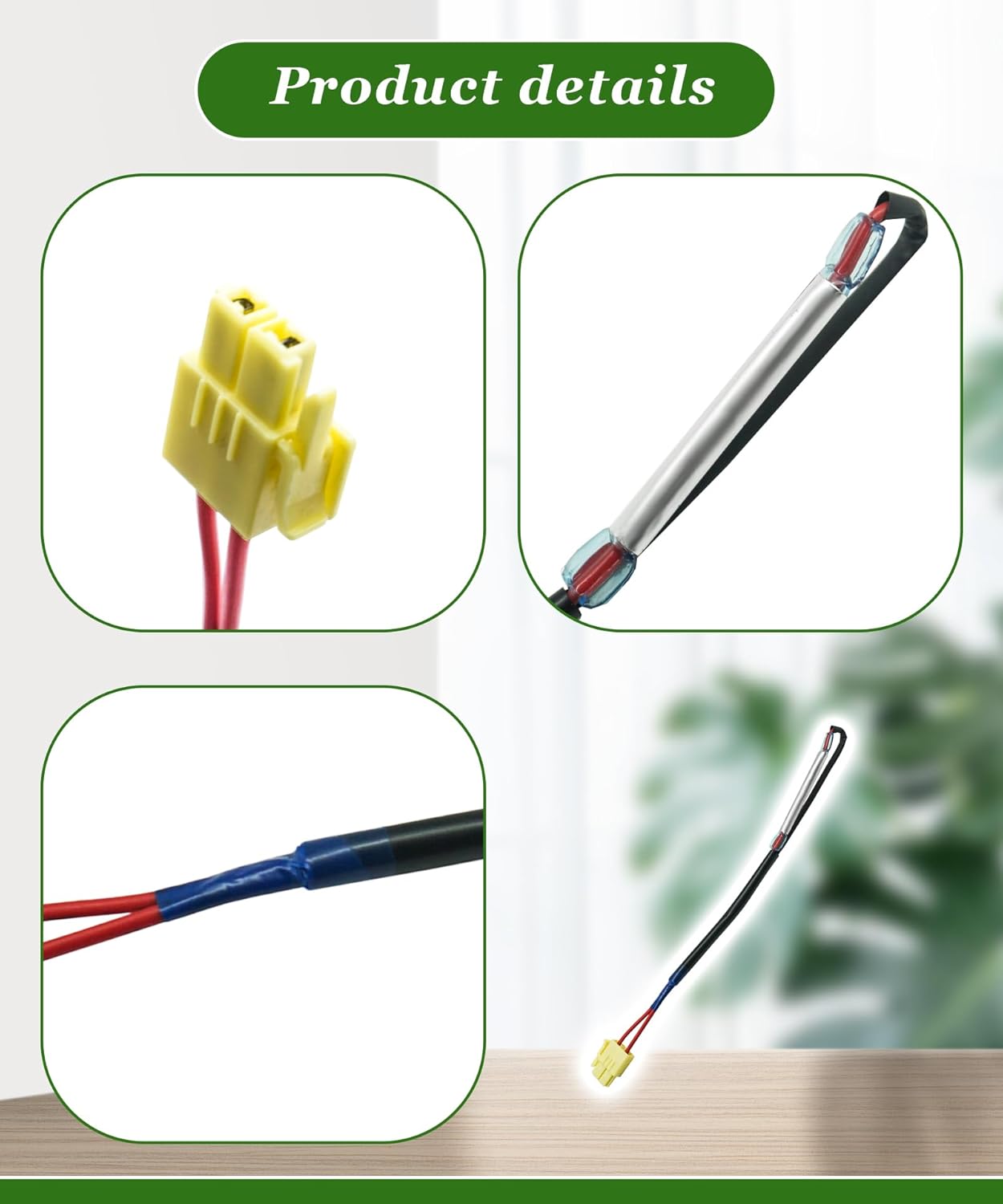 Da47-00301B Refrigerator Defrost Thermal Fuse Compatible with Samsung Freezer Replace DA47-00301B