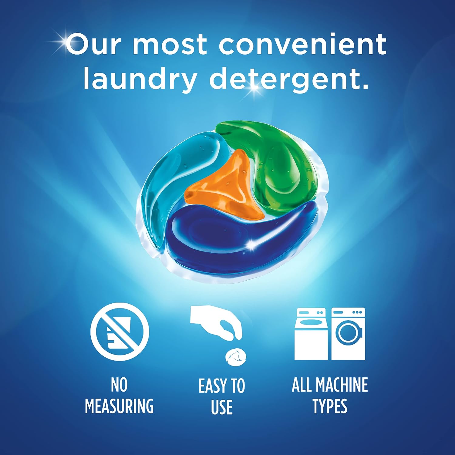 Persil Discs Laundry Detergent Pacs, Oxi, 38 Count, Pack of 2, 76 Total Loads : Health & Household