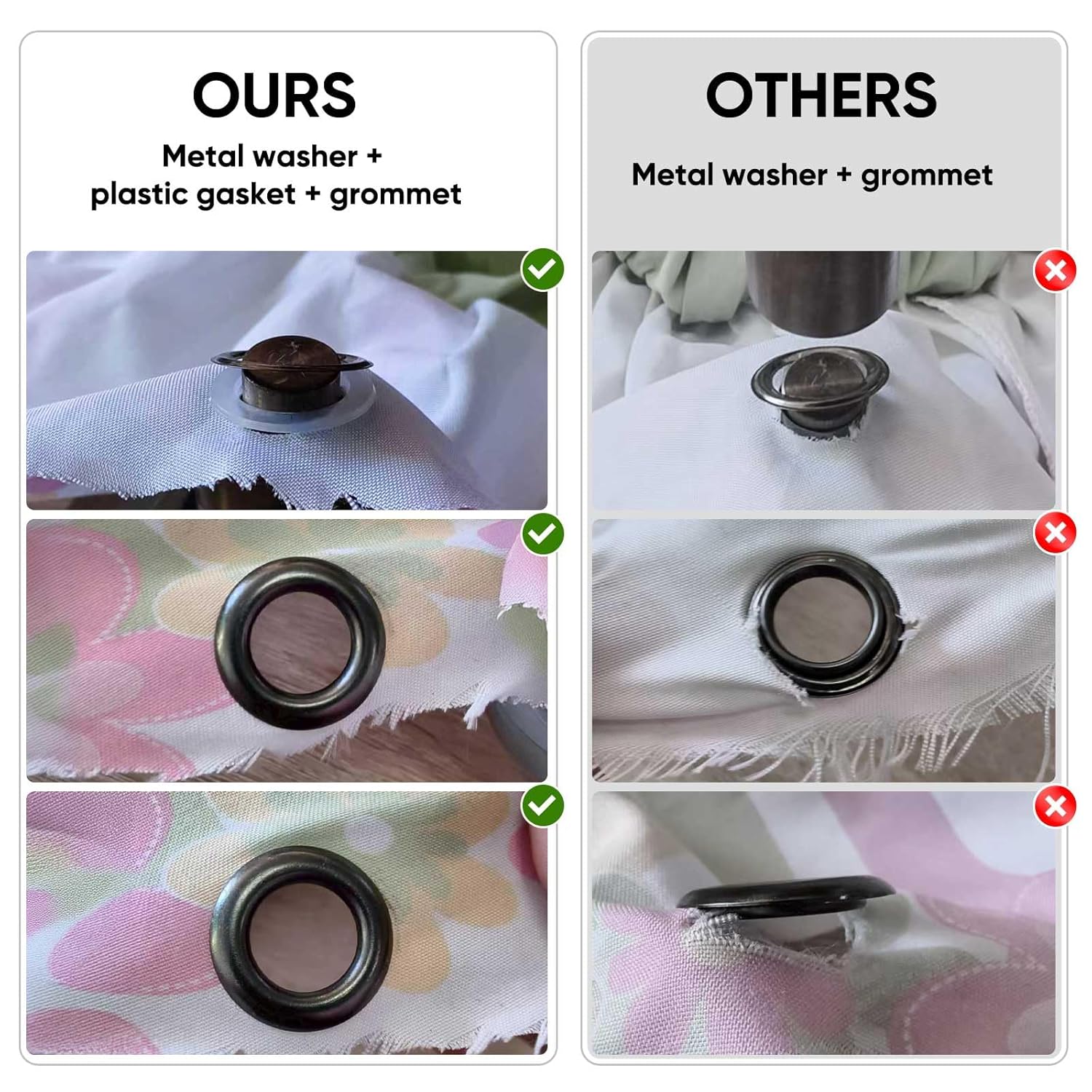Grommet with die 1/8" (4mm)-1+3/16" (30mm).Eyelet with die Setter.Setting dies for Universal KAM Hand Press Machine DK93 and DK98. 24 sizes are aviliable (DK-98/1/2"/13mm/Black/300sets)
