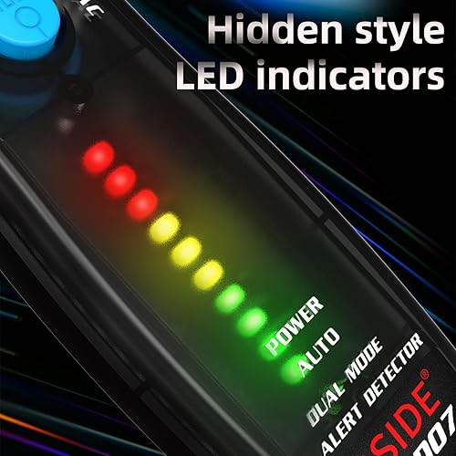 Miniatura 8 de Detector de voltaje, probador de cable nulo Detector de voltaje sin contacto, probador de alambre nulo de pluma con modo dual 12  1000 V48  1000 V