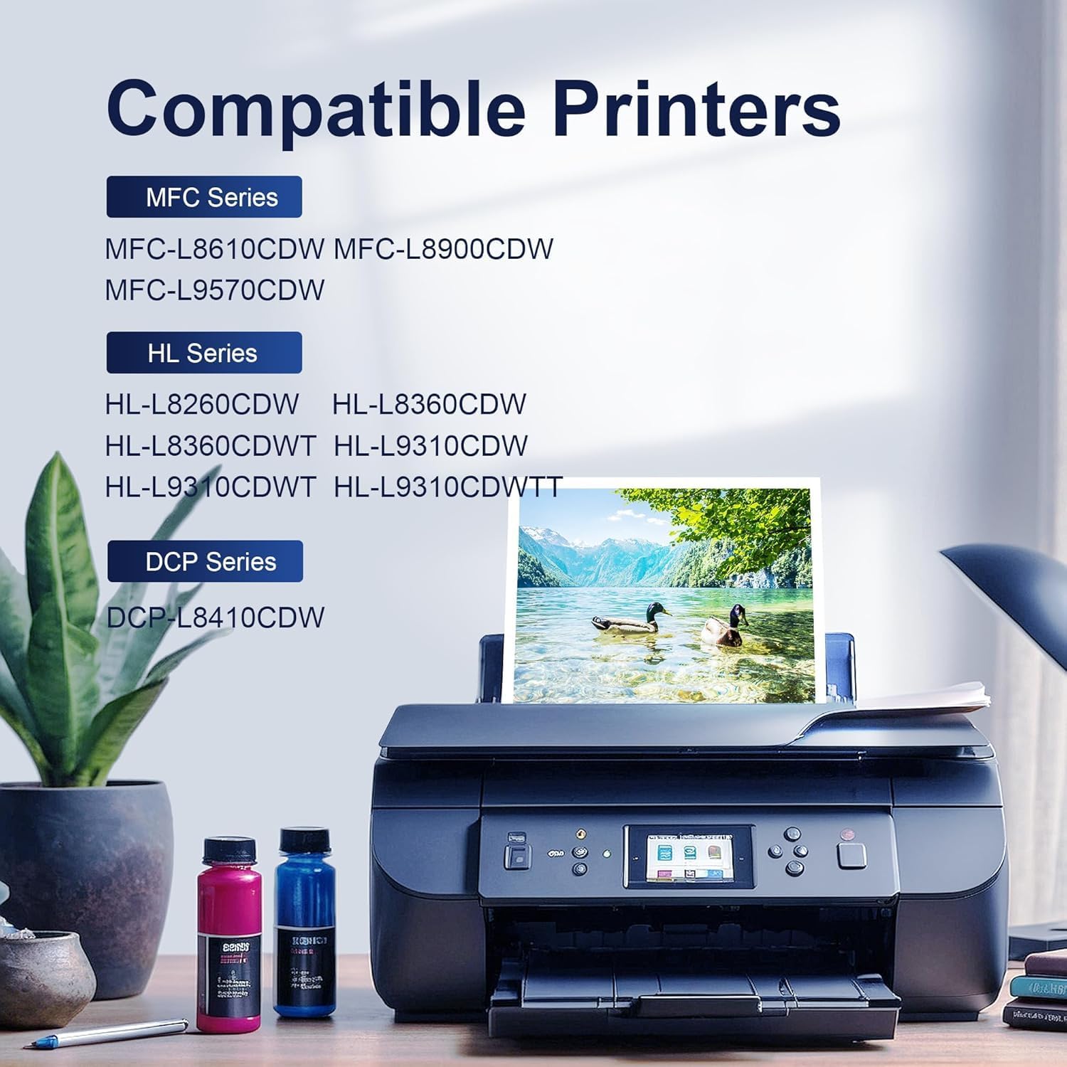 TN436 High Yield Toner Replacement for Brother TN436 TN-436 TN 436 Toner for HL-L8260CDW HL-L8360CDW MFC-L8610CDW MFC-L8690CDW Printer(TN436C TN436M TN436, 3-Pack)