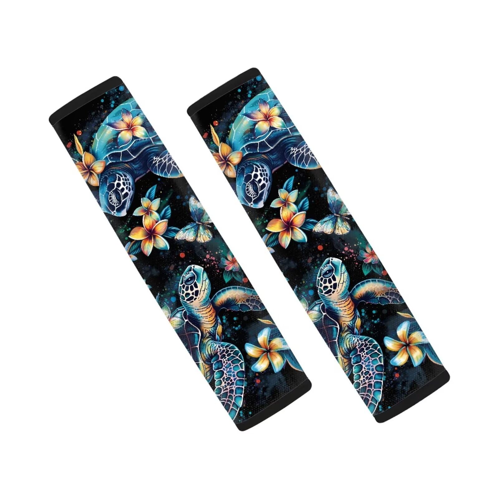 Dreaweet Car Seat Belt Cover Pad Sea Turtle Car Accessories Seatbelt Covers for Women Men 2 Pcs Seatbelt Cushion Seat Belt Covers Soft Comfy
