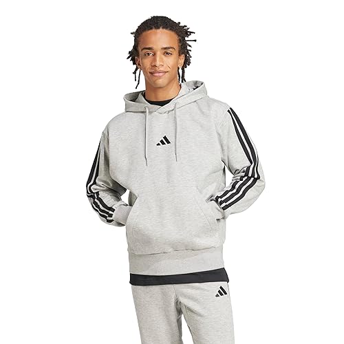 Men's Essentials 3-Stripes Fleece Hoodie