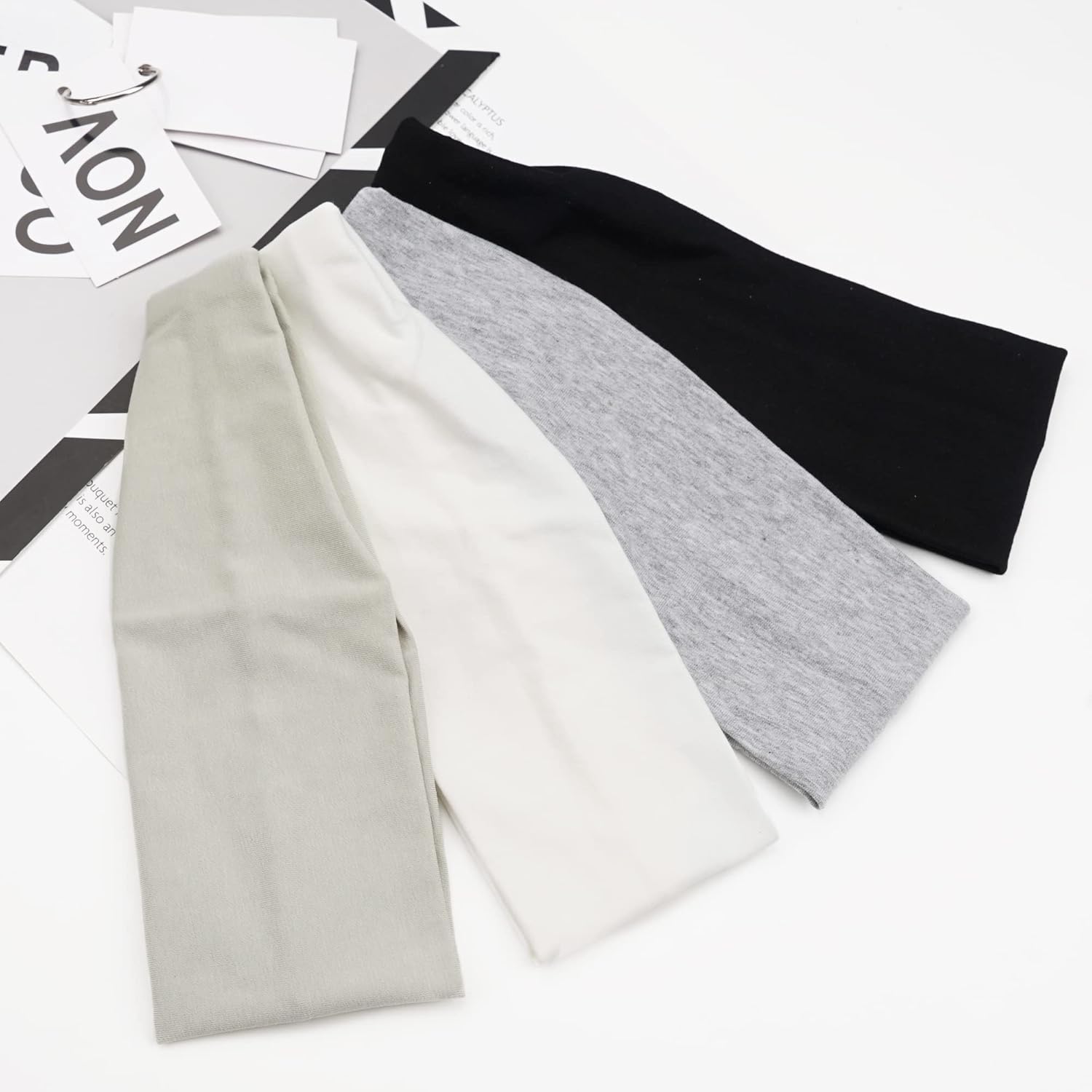 Ayesha Headbands for Women Workout Headbands Wide Hair Bands for Women's Hair Stretchy Headband Sweat Bands Non Slip Sports Headband for Yoga Working Out Fitness Skincare Makeup 12pcs : Beauty & Personal Care