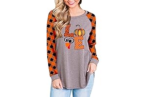 Captivating Thanksgiving Graphic Tunic for Women: Adorn the Spirit of Gratitude