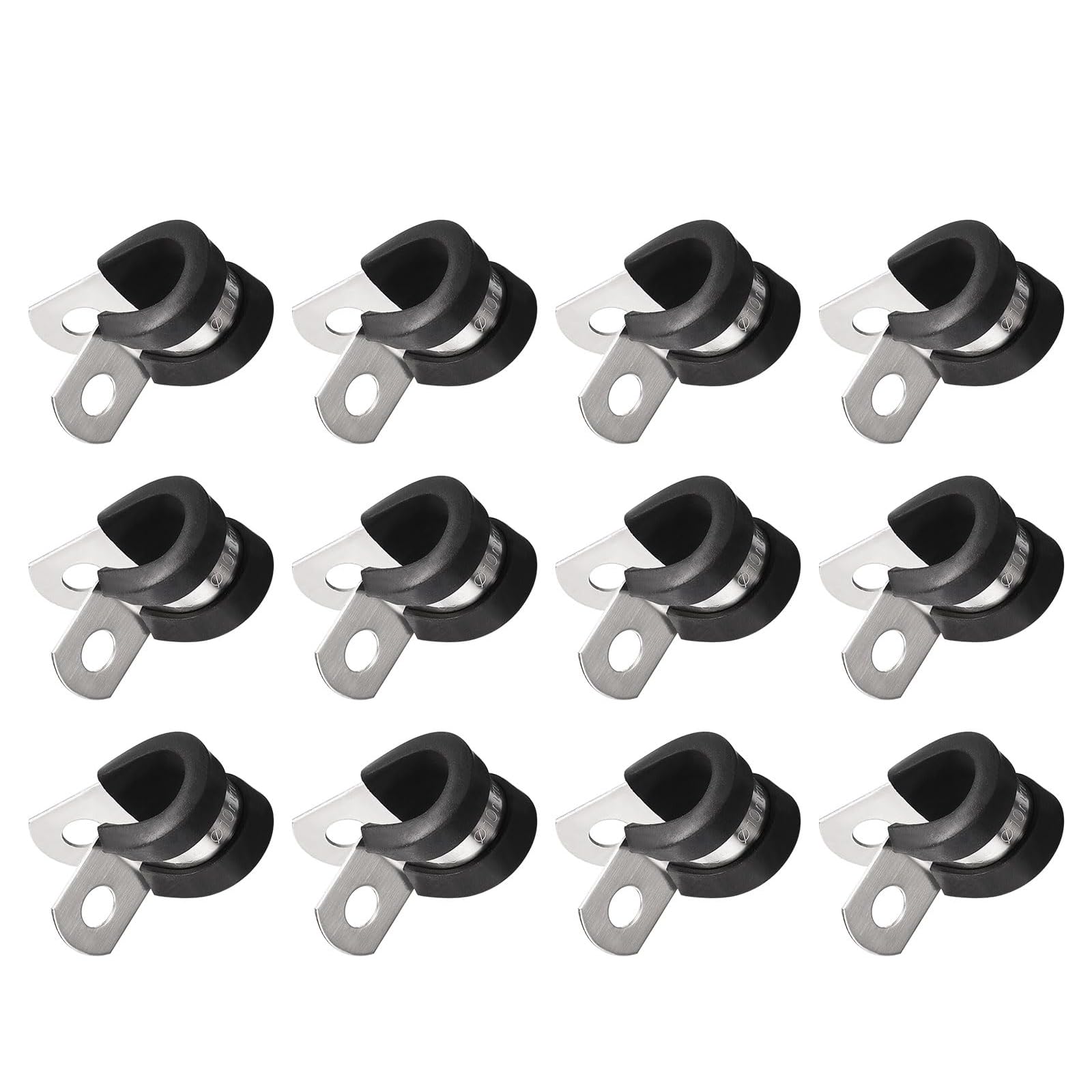 Unifizz 20Pcs 3/8 Inch(10mm) Cable Clamp