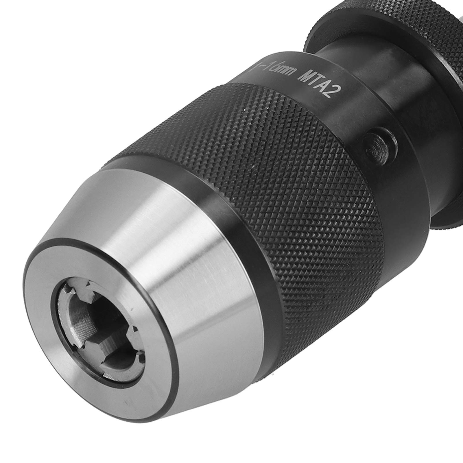 Uchwyt Wiertarski Uchwyt Bezkluczowy Zacisk Wiertarski 1-16 Mm MTA2 Zintegrowany Samoblokujący Wysoka dokładność Mocne Mocowanie dla Tokarki Frezarka Wiertarka