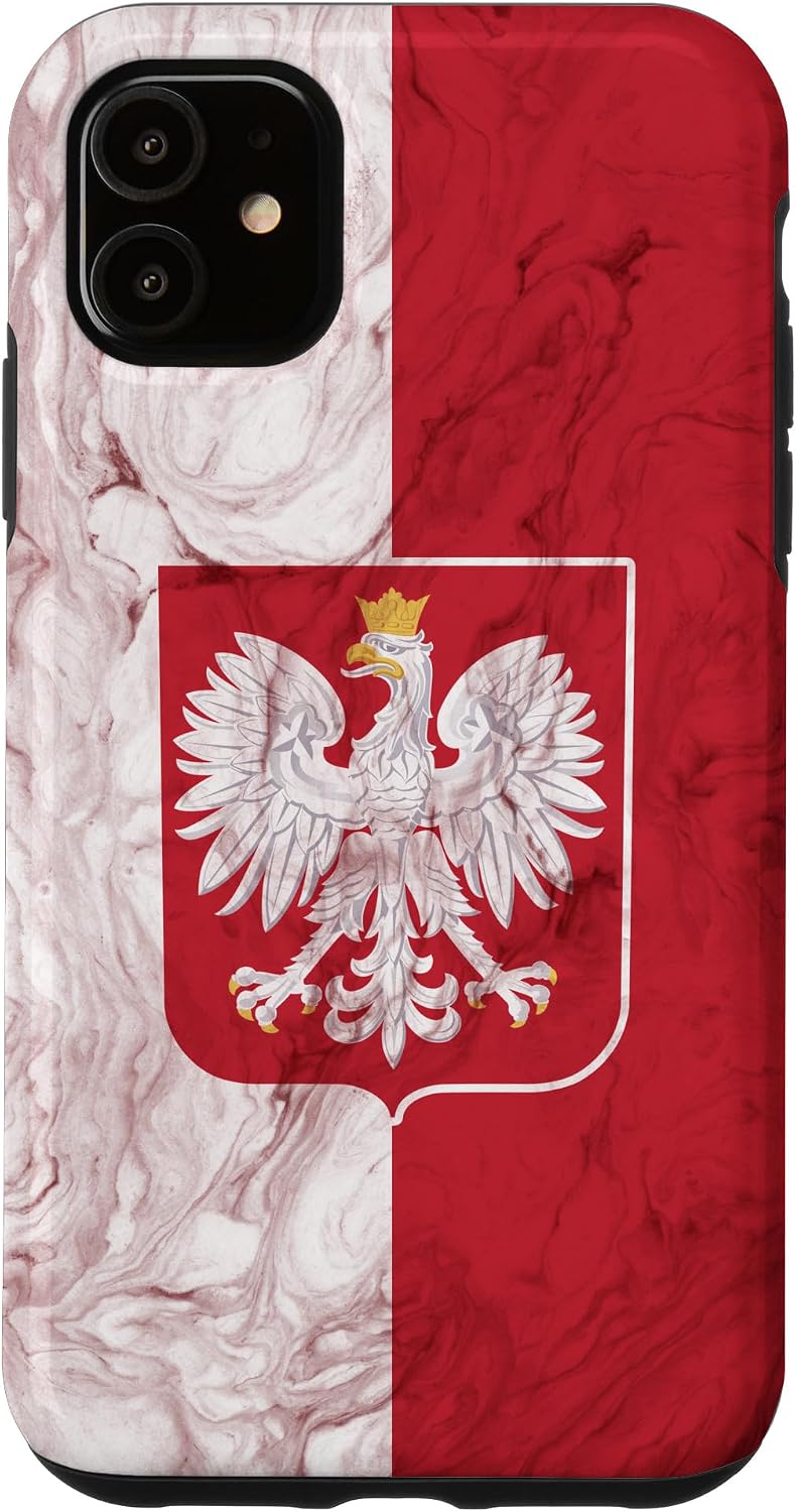 Poland Flag and Elegant Background - Polish Pride Case for iPhone SE (2020) / 7 / 8