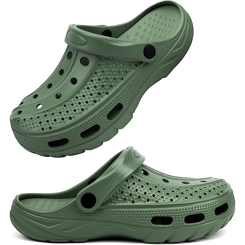 Women Men Orthopedic Clogs Arch Support Garden Shoes Sandals Slippers with Plantar Fasciitis Insoles