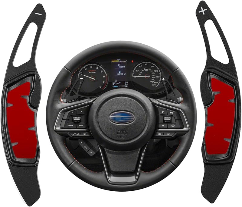 Extensor de Paddle Shift CKE Preto para Subaru XV Crosstrek, Forester e Outros – Kit com 2 Peças