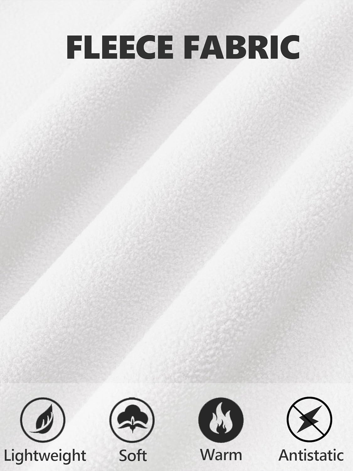 MAGCOMSEN Women's Fleece Jacket Zip Up Coat Lightweight Soft Warm Long Sleeve Jackets with Pockets for Winter - Image 7