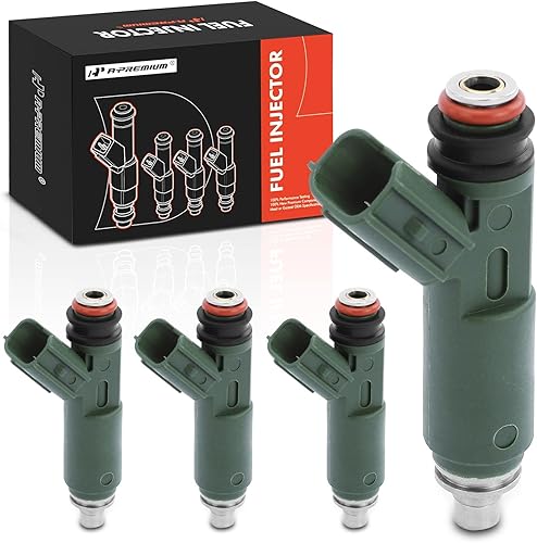 A-Premium Inyectores de combustible compatibles con Toyota Corolla 2000-2004, Matrix 2003-2006, Celica, MR2 Spyder y Chevrolet Prizm & Pontiac Vibe,