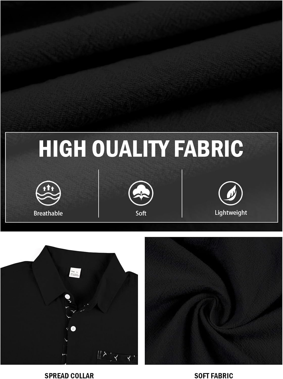 Men's Linen Shirts Short Sleeve Casual Shirts Button Down Shirt for Men Beach Summer Wedding Shirt - Image 6