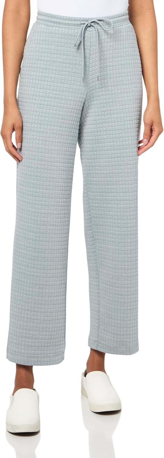 SLIM-SATION Drawstring Elastic Waist Pull On Lounge Ankle Pant