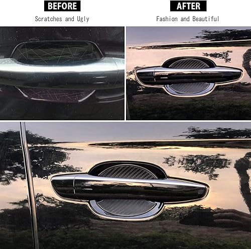 Miniatura 5 de 1797 Cubierta de la manija de la puerta del coche, protector de arañazos, accesorios de vehículo, protección de pintura, almohadilla de película
