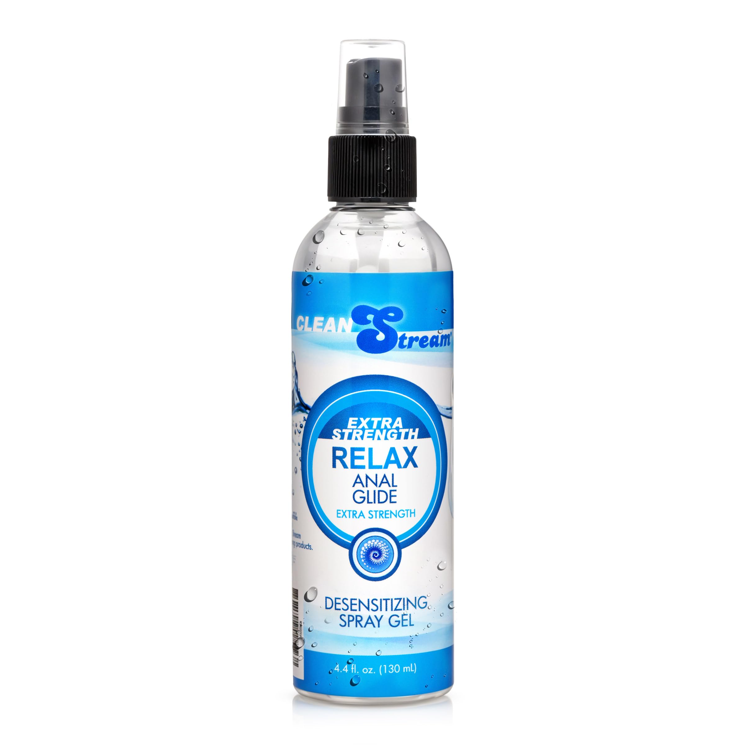 Relax Desensitizing Lubricant 4.4 Fl Oz Bottle, Unscented Water-Based Liquid Formula, Supports Comfort and Control, Ideal for Personal Use, Easy Clean-Up Design