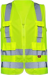 Colete Refletivo Steelflex 4 Bolsos Amarelo XXG