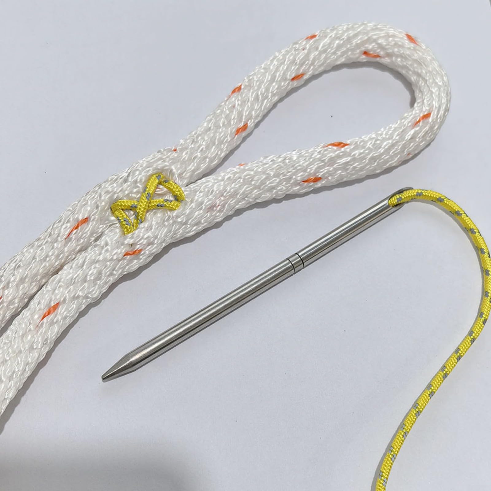 Marine Rope Splicing Tool Set 5 Size Fids Con Asta di Spinta Sartiame Filo Intrecciatura Kit Per Vela Dinema Corda Cava