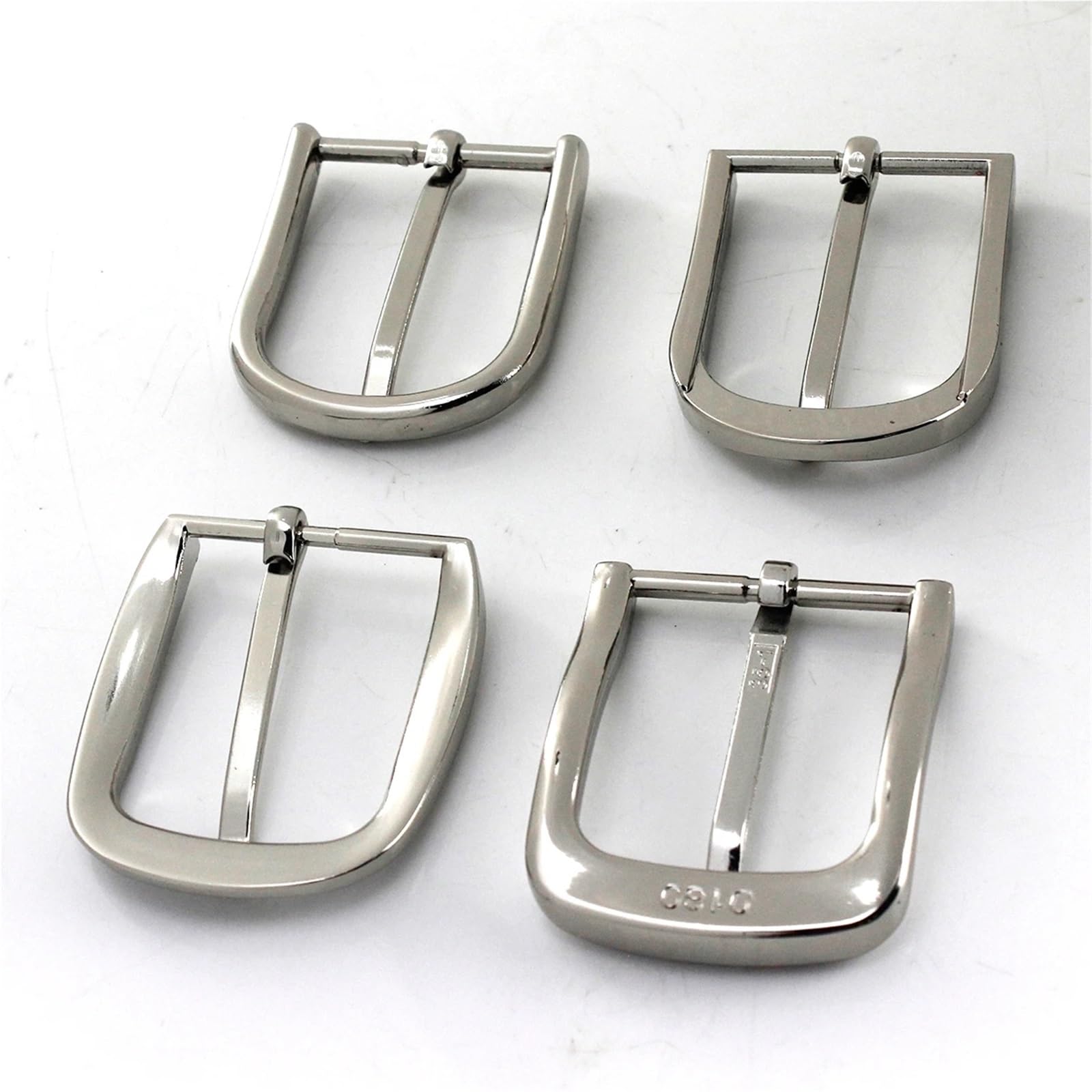 10 pz 35mm Fibbia Della Cintura for Gli Uomini Clip In Metallo End Bar Tallone Singolo Pin for Artigianale in pelle cinghia della FAI DA TE Fibbie per cinture