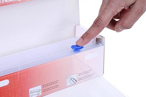 Miniatura 2 de Forvara Envoltura adhesiva de plástico sin PVC, rollo de 300 pies cuadrados