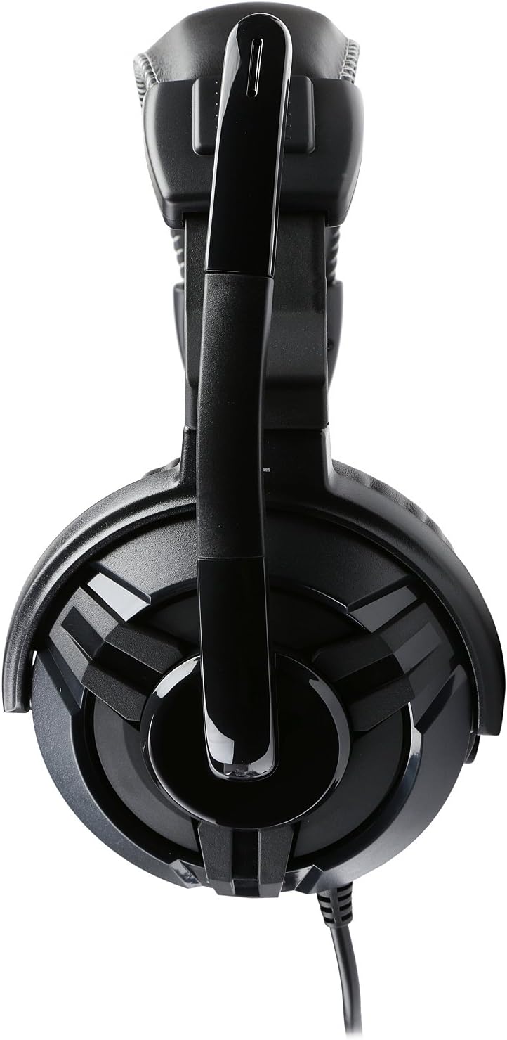 ROSEWILL Stereo Gaming Headset for PC , MAC , Laptop Computer , 3.5mm Stereo Over-Ear Gaming Headphones with Adjustable Mic and Convenient In-Line Sound Control (RGH-2100)