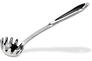 All-Clad Specialty Stainless Steel Kitchen Gadgets Pasta Ladle Kitchen Tools, Kitchen Hacks Silver