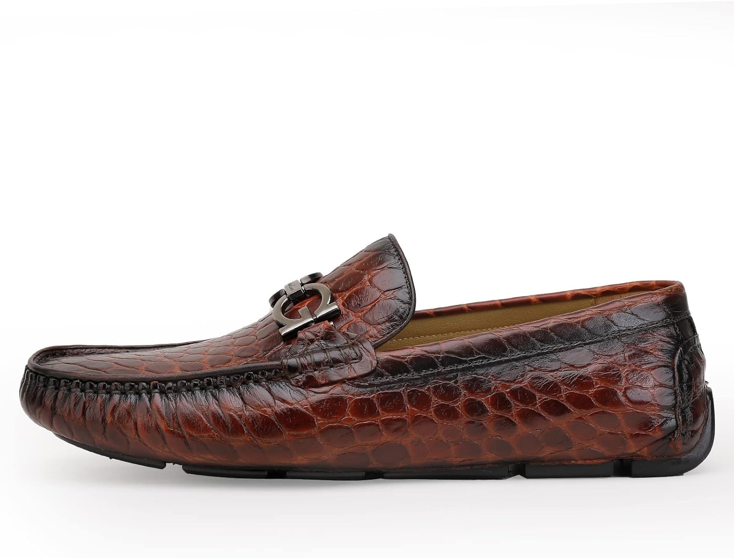 Men's Driving Moccasins Dress Shoes, Leather Casual Slip On Breathable Penny Loafers for Men - Image 2