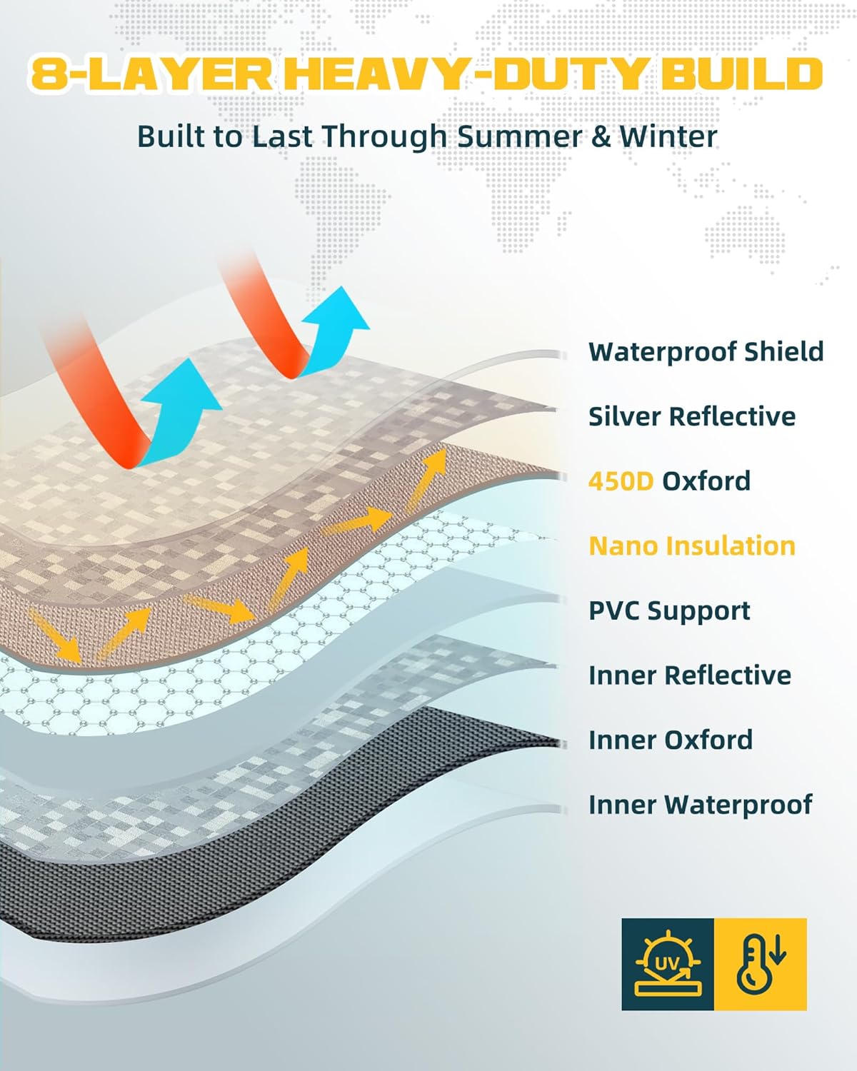 Trumgeta Custom Fit Windshield Sun Shade Fit for Toyota Tacoma 2024 2025 2026, Complete Light & UV Blocking Foldable Sunshade 4th Gen Tacoma Accessories