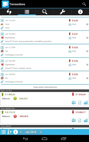 myMoney - Gestion des dépenses – vue 3