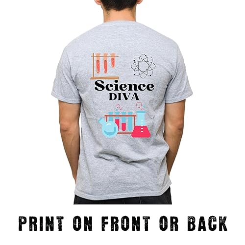Miniatura 2 de Science Diva Stem Grad Student Female Scientist College Grad Gifts Doctoral Thesis Gifts for Her Men Women White Gray T shirt
