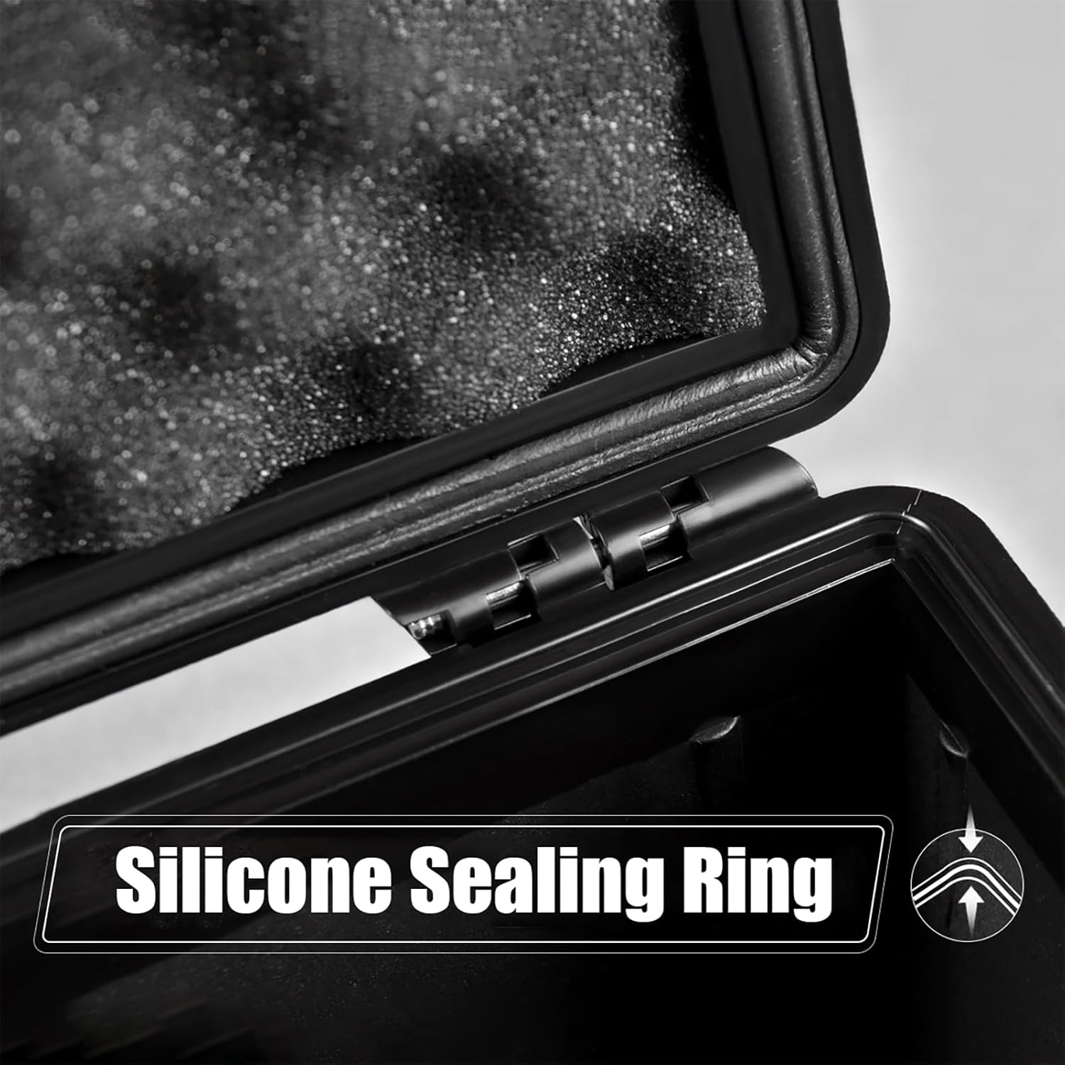 KESI Tool Weather Waterproof Camera Hard Protective Case with Foam, Pressure Valve for Drones, Camera, Equipments, Elegant Green, 8.26"x6.57"x3.54"