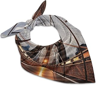 Bandanas Square Kerchief Handkerchiefs Headband Peony Flowers Hair Bandanas Unisex Soft Mask Scarf