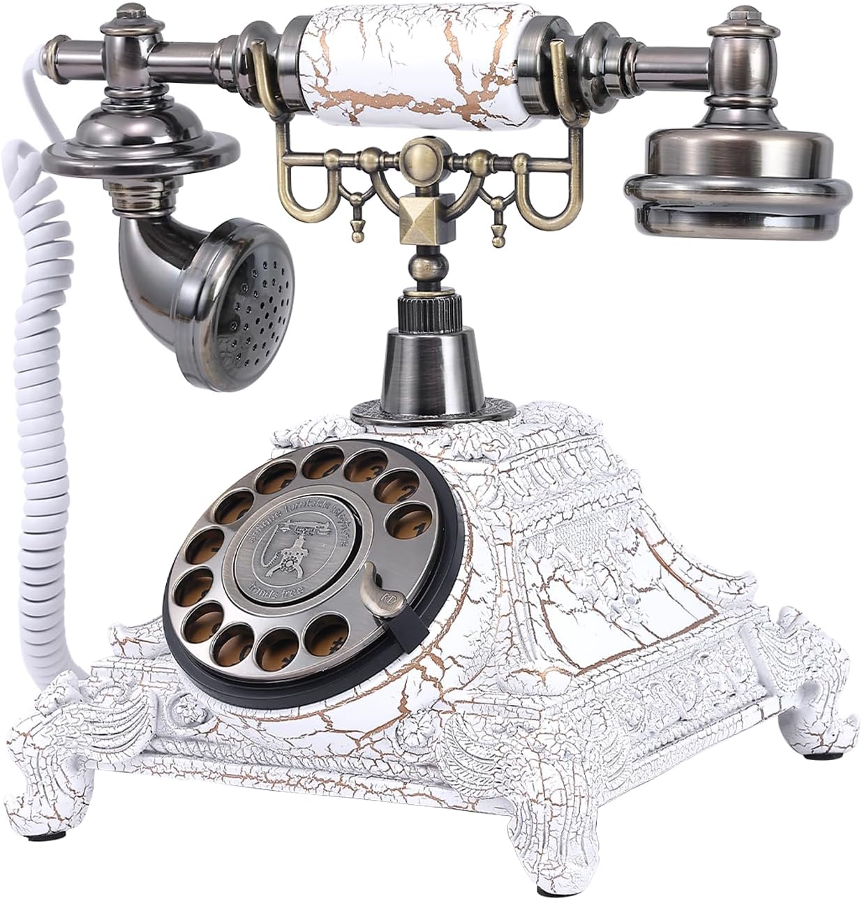 Audio Guest Book Wedding Phone - Record Wedding, Graduation, Retirement, Birthdays, Baby Shower & Special Occasions (White)