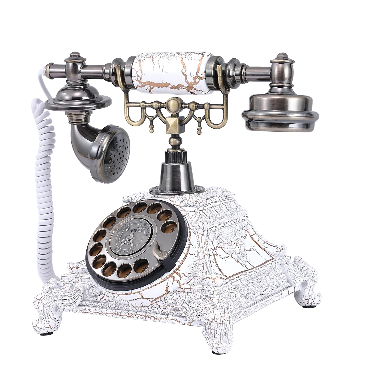 Huamch Audio Guest Book Wedding Phone - Record Wedding, Graduation, Retirement, Birthdays, Baby Shower & Special Occasions(White)