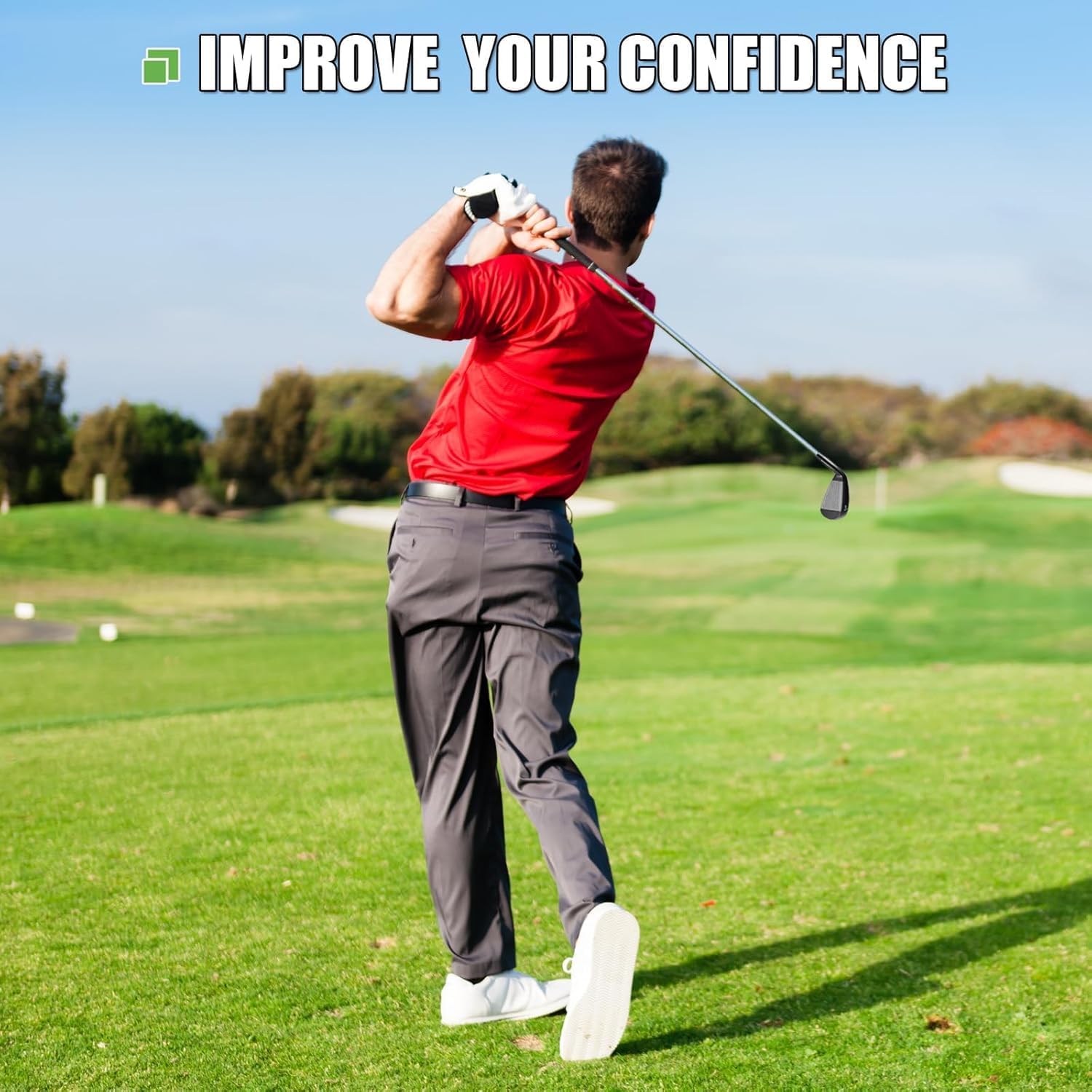 MAZEL Men Golf Iron Set (9PCS) or 1,2,3,4,5,6,7,8,9,Pitching Wedge,Sand Wedge with Steel Shafts for Right Handed Golfers