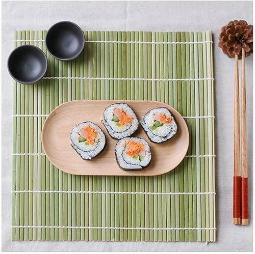 Miniatura 3 de JapanBargain Bamboo Sushi Mat Roller Sushi Rolling Making Kit Arroz Pala de Mantequilla Spreader VerdeVerde