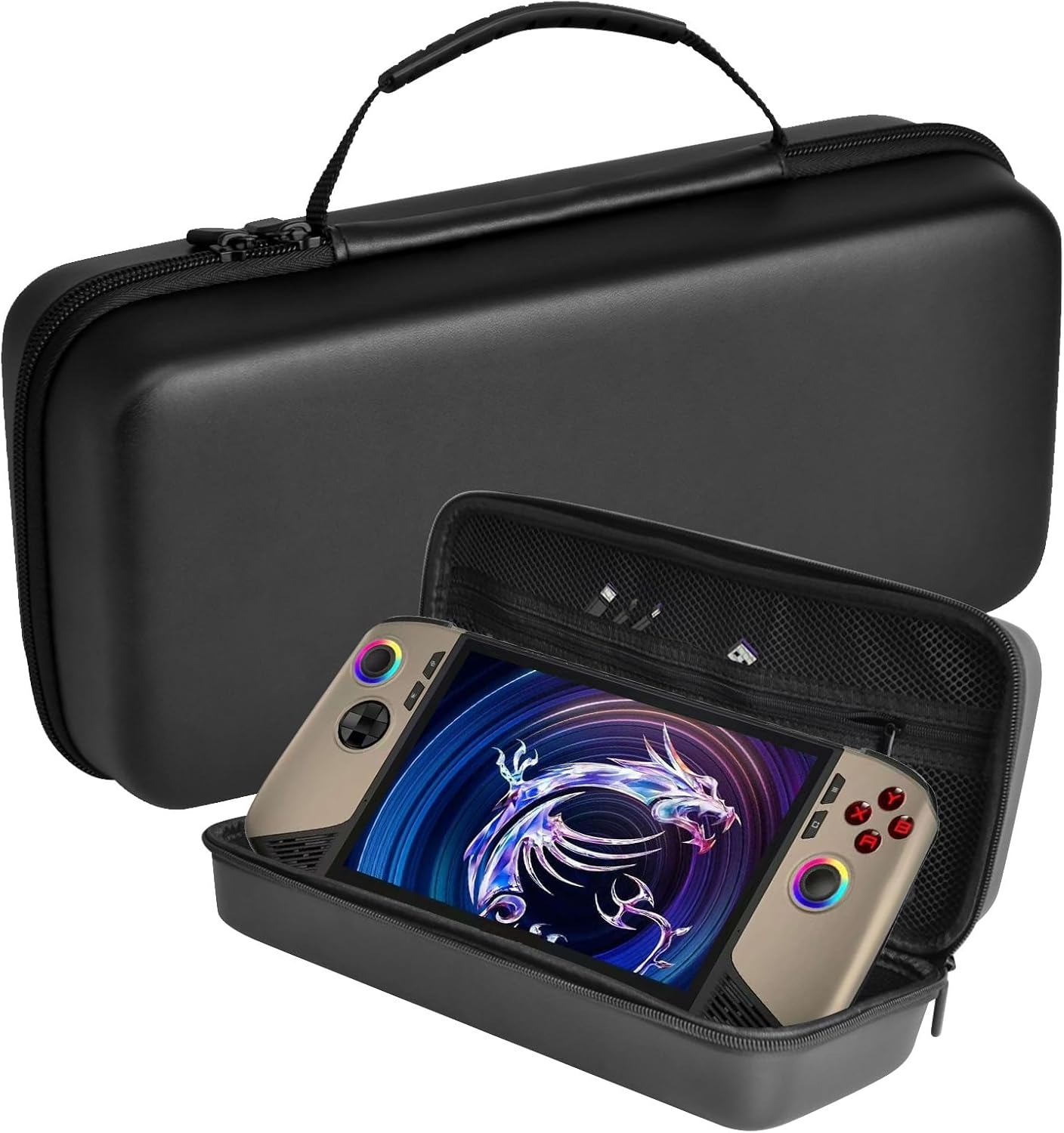Carrying Case for Claw 8 AI+, Handheld Game Console Storage Bag Anti-Scratch Protective Cover EVA Hard Shell Accessories