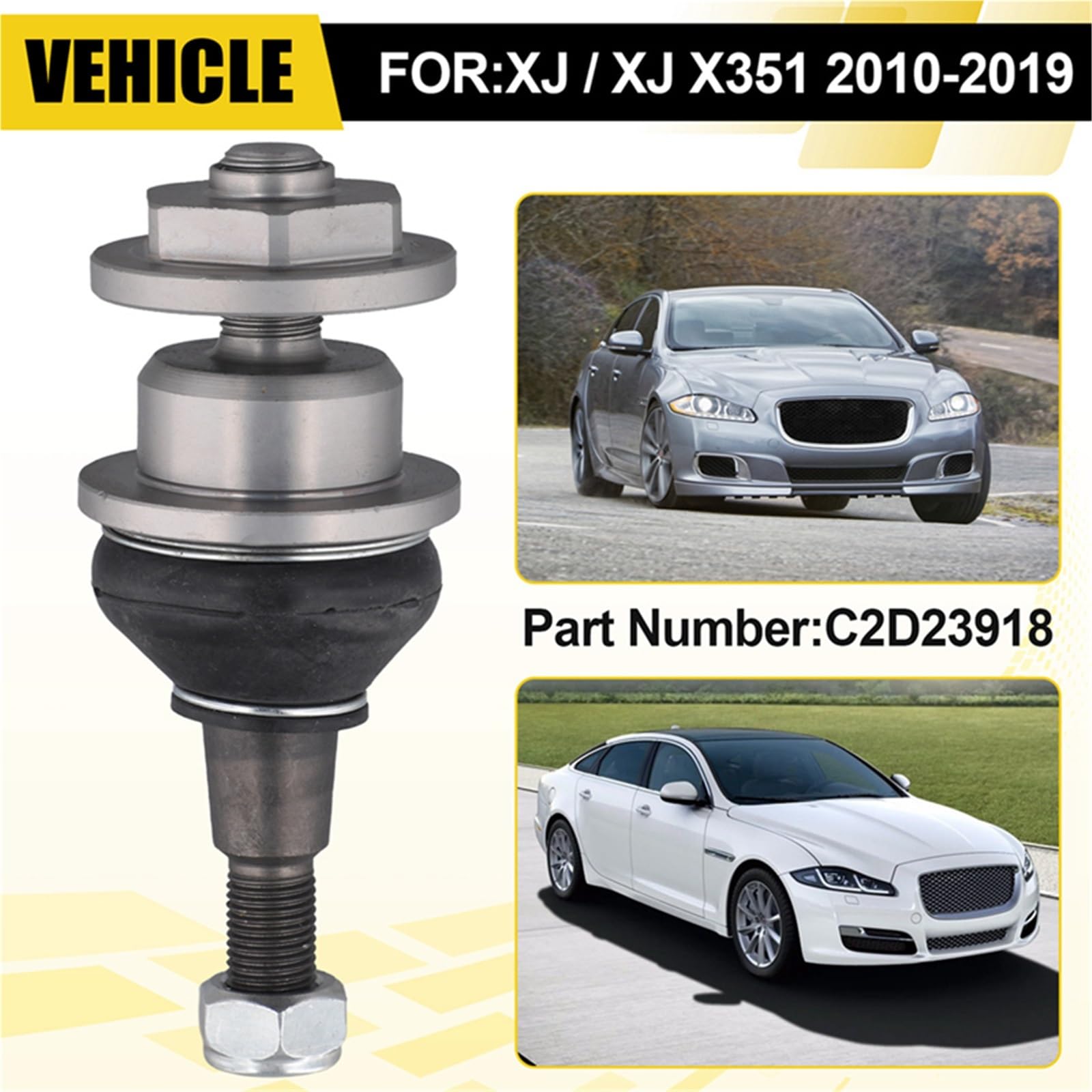 Ściągacz przegubu kulowego C2D23918 Sworzeń kulowy zwrotnicy samochodowej wahacza pasuje do Jaguar XJ XJL X351 2010-2019