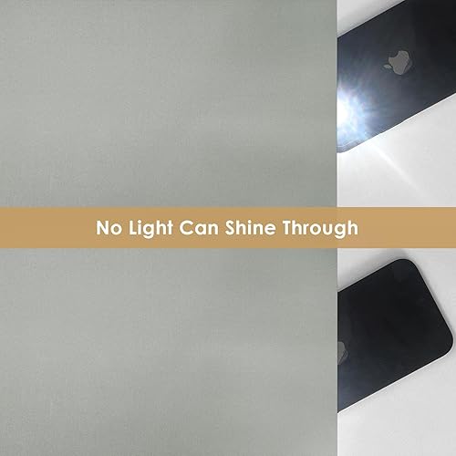 Miniatura 6 de Persianas enrollables para ventanas 100% opacas sin cordón, persianas inalámbricas para ventanas con sistema de resorte, aislamiento térmico, tela